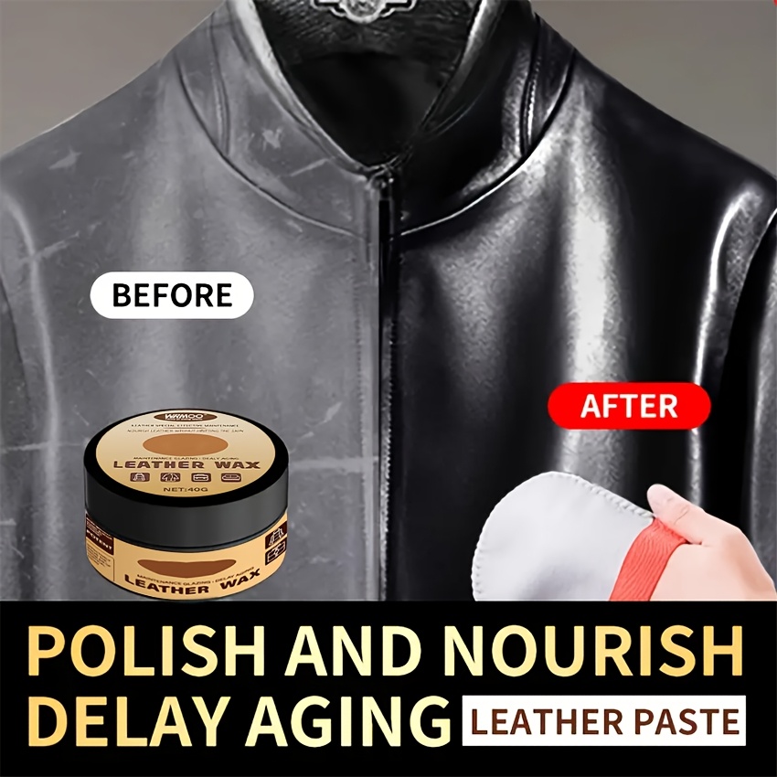 Sneaker Leather Care - Lederpflegepaste, Universalmodell, nährender Glanzspülung für Schuhe,