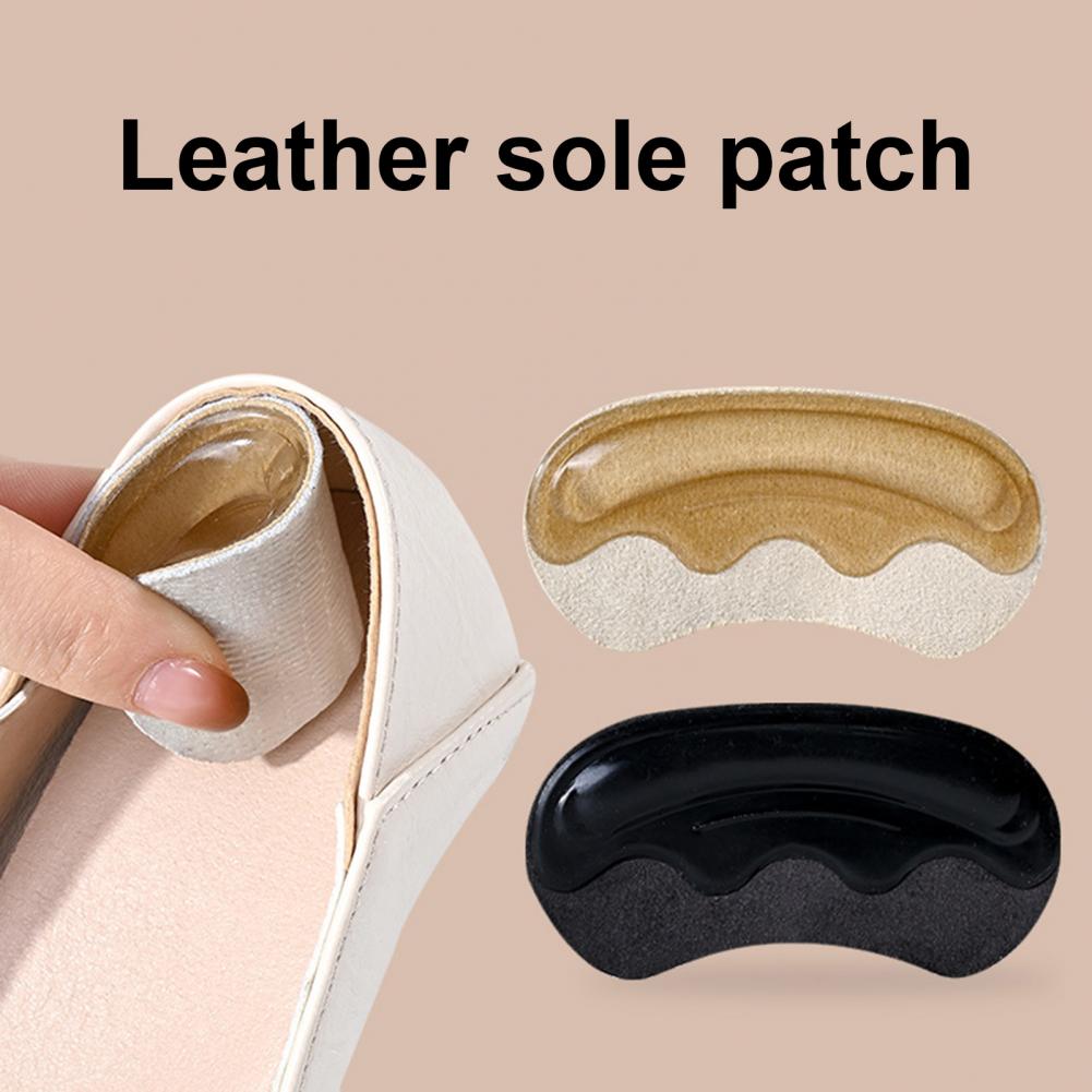 Heel Liner Grip - Fersenpolster Selbstklebende Rutschfeste Weiche Silikon-Gel-Wildleder-Polster Stoßdämpfende