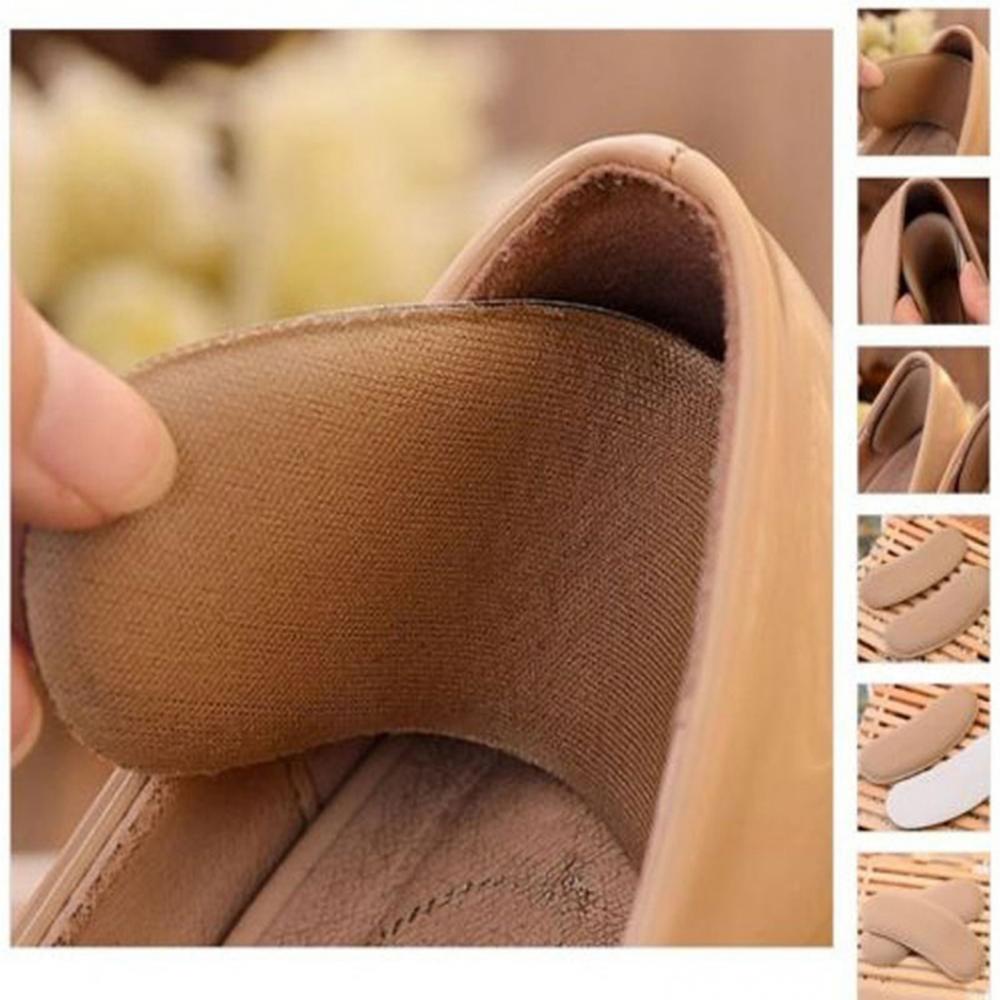 Heel Liner Grip - 5 Paar Damen-Fersenpolster aus weichem Stoff,