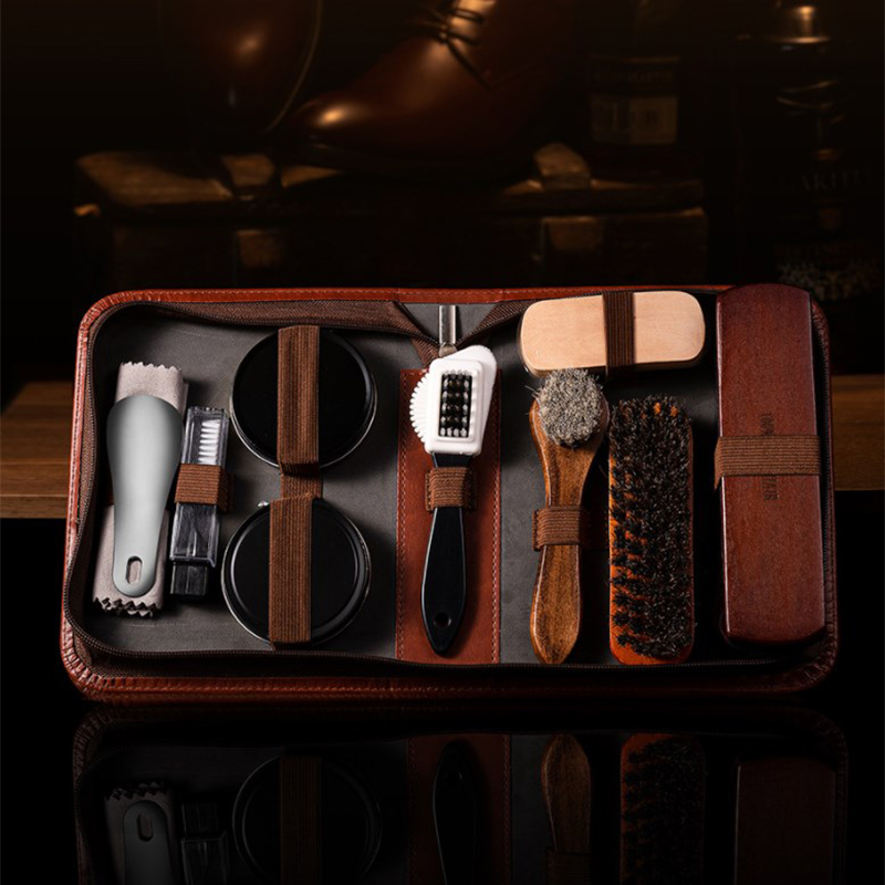 Pferdehaar-Schuhbürsten-Set, L – Sneaker Leather Care Bewertung und Preis