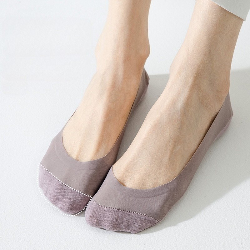 1 Paar Ice Silk No Show Liner  – Heel Liner Grip Bewertung und Preis