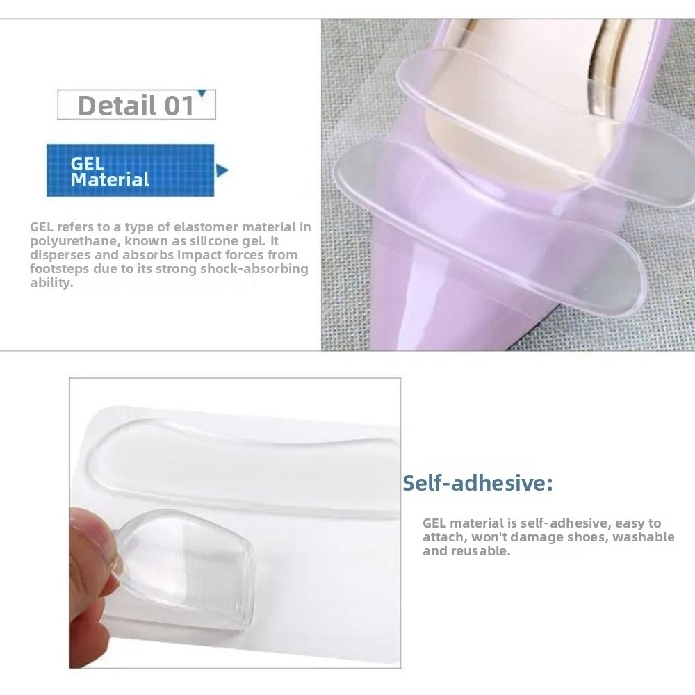 5 Paar Gel-Fersenpolster, selb – Heel Liner Grip Bewertung und Preis